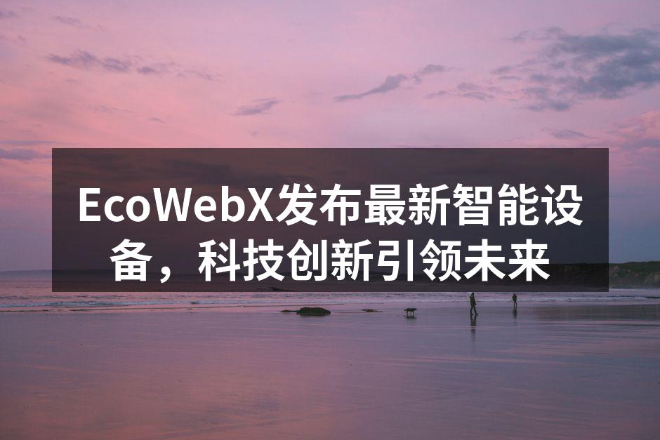 EcoWebX新产品发布会现场